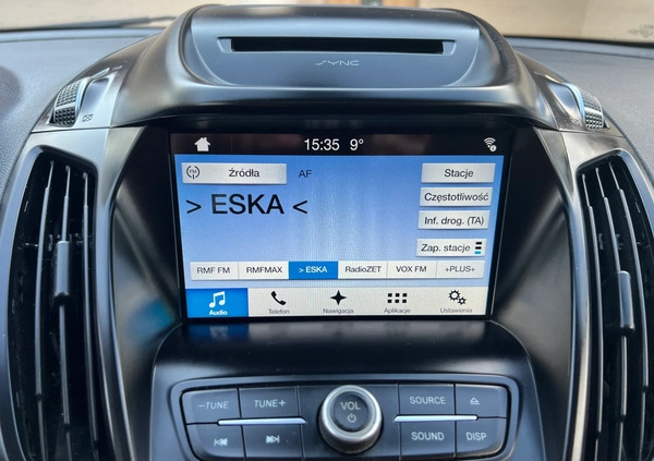 Ford Kuga cena 70800 przebieg: 143480, rok produkcji 2017 z Lublin małe 172